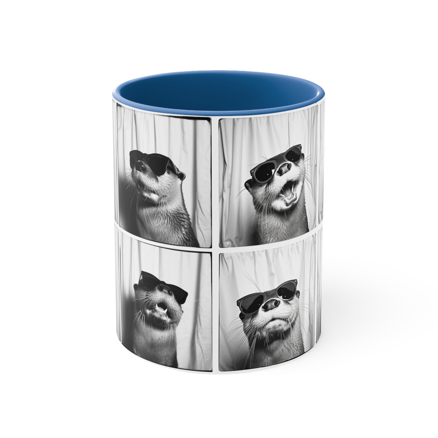 Otter Photo Booth Accent Coffee Mug, 11oz