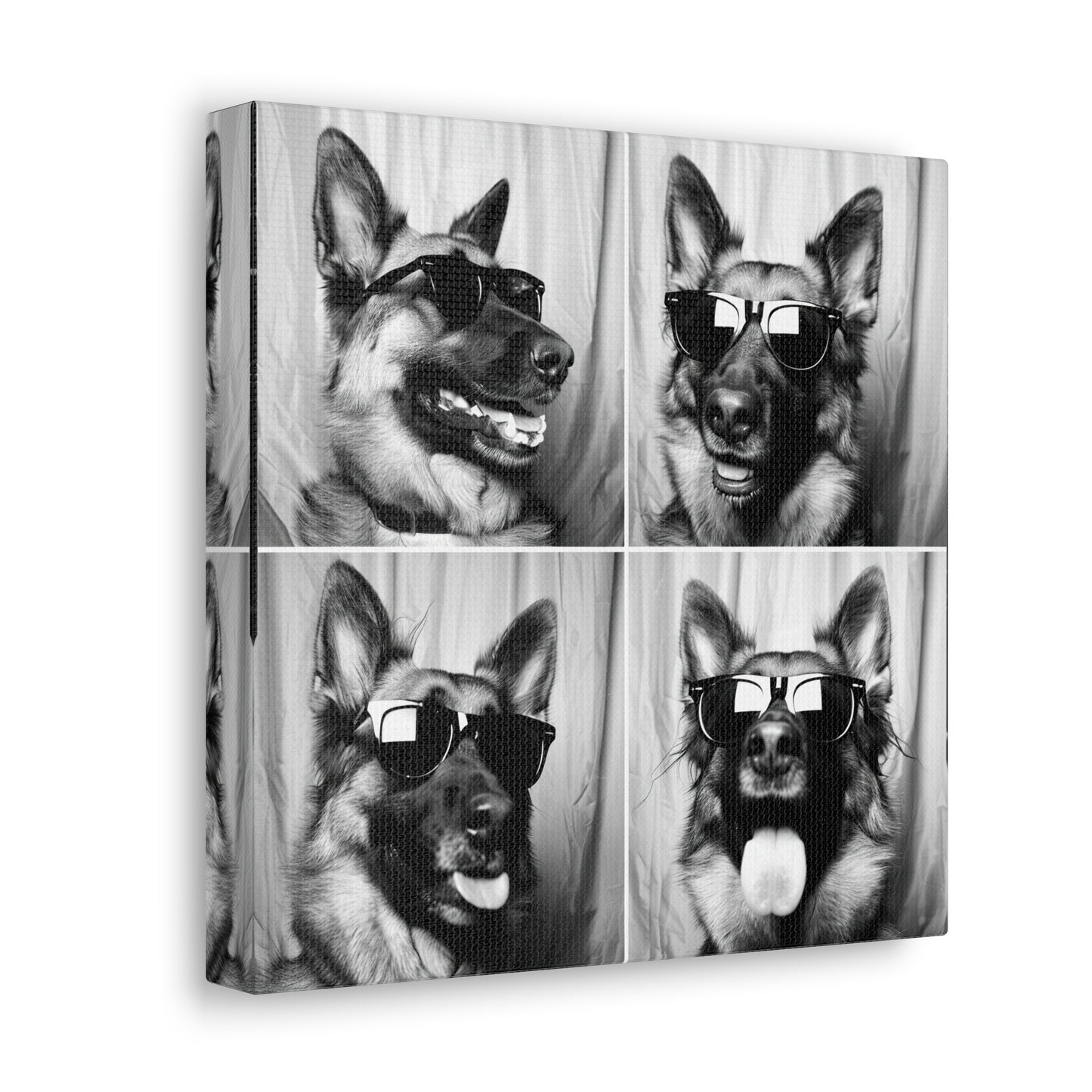 German Shephard Photo Booth Canvas