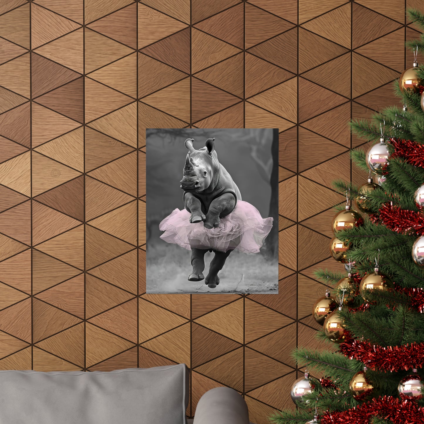 Rhino Tutu, Rhino Wall Art