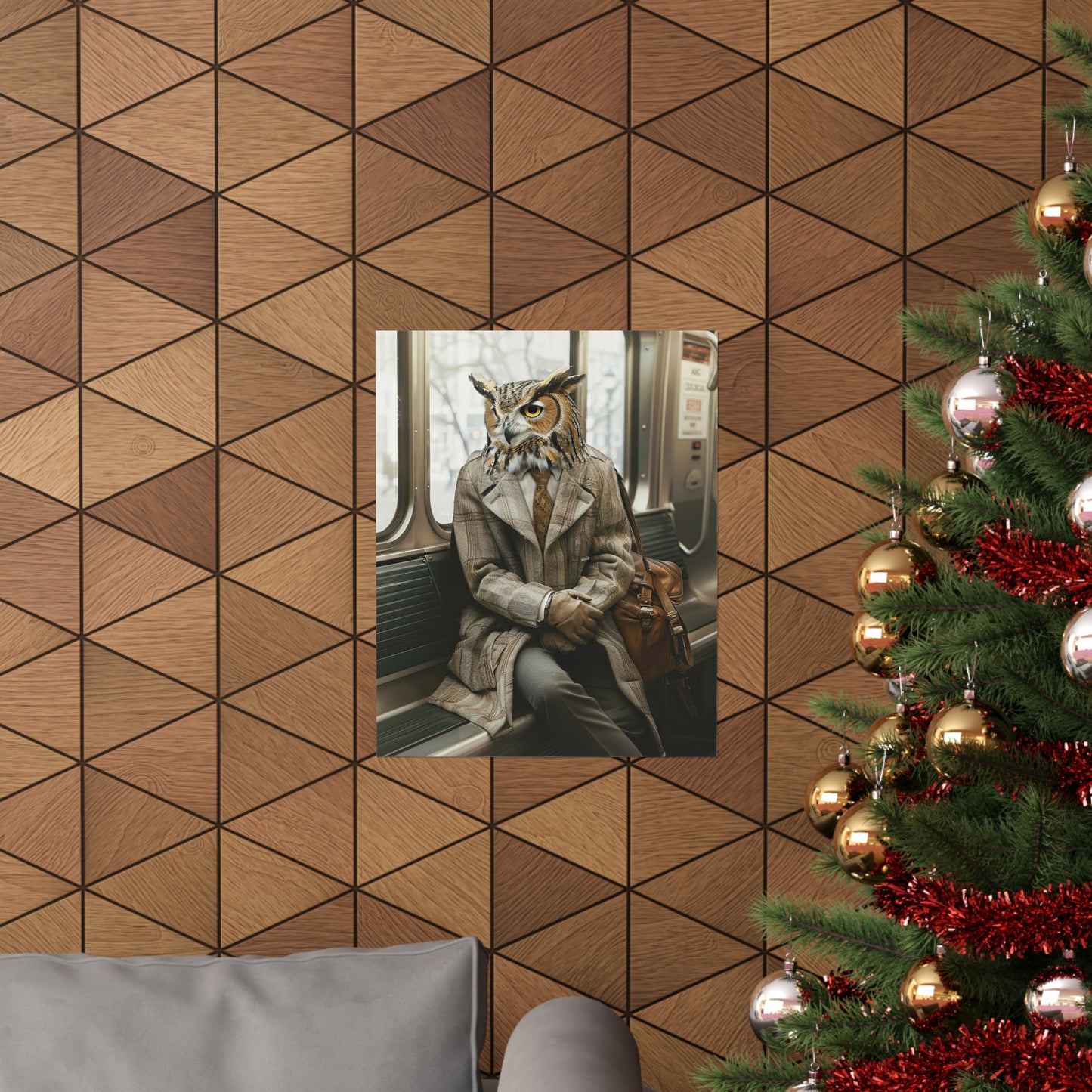 Owl Subway, Owl Wall Art