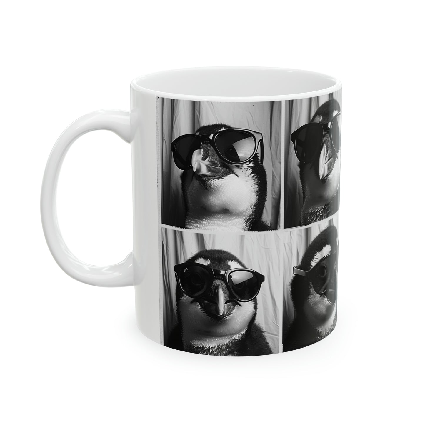 Penguen Photo Booth 11oz Mug
