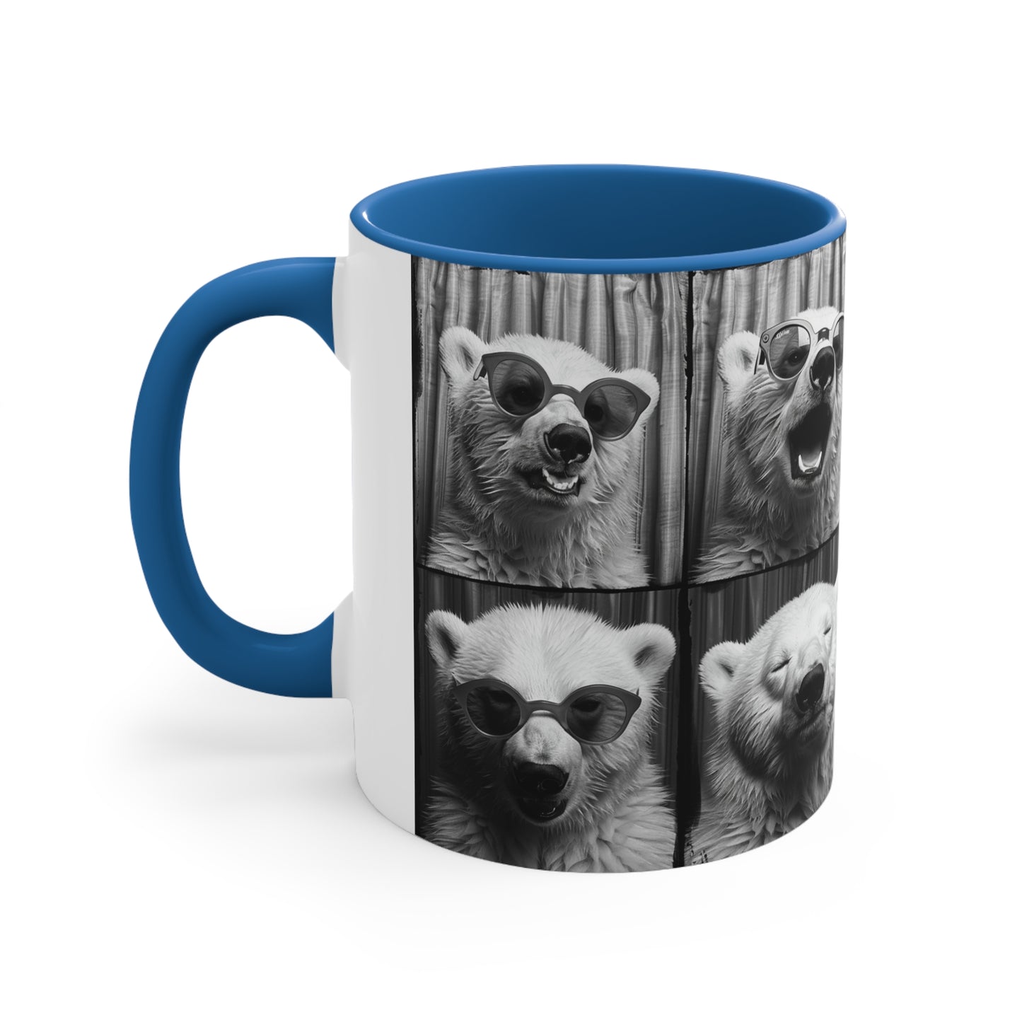 Polar Bear Photo Booth Accent Coffee Mug, 11oz