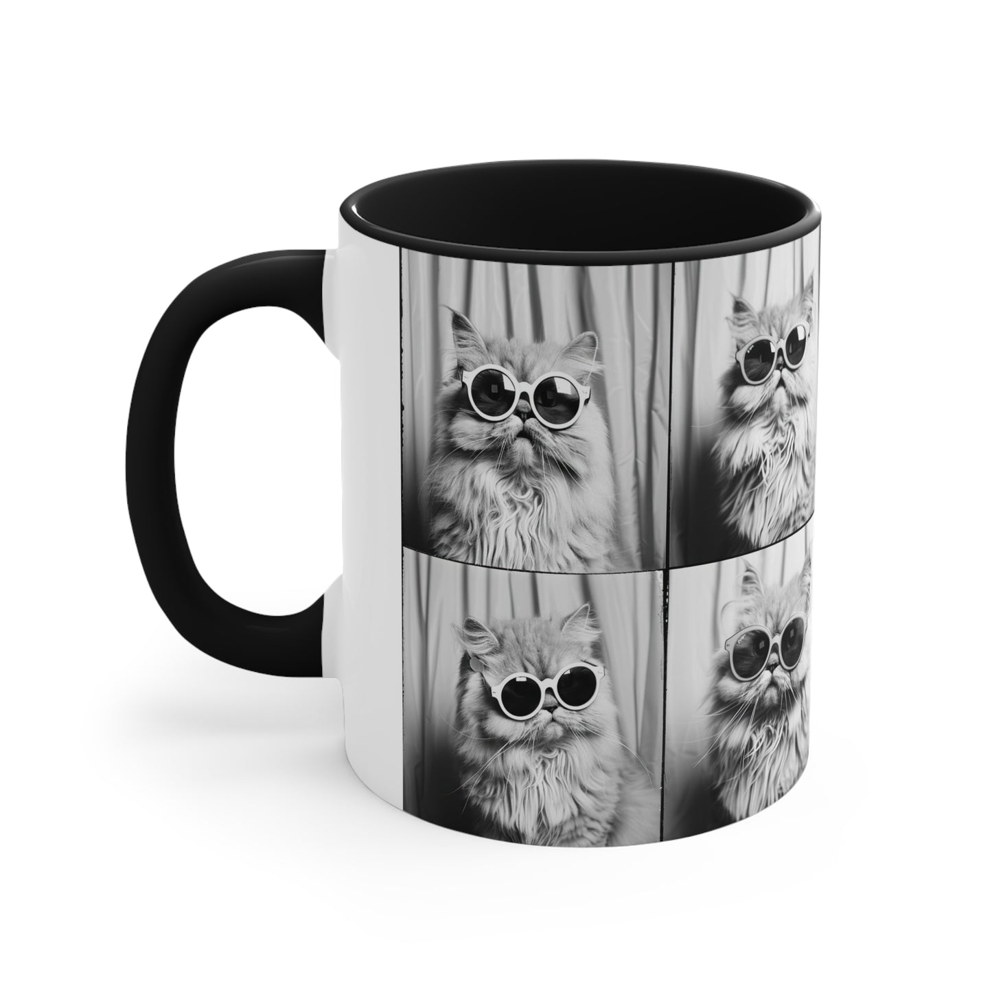 Persian Cat Photo Booth Accent Coffee Mug, 11oz