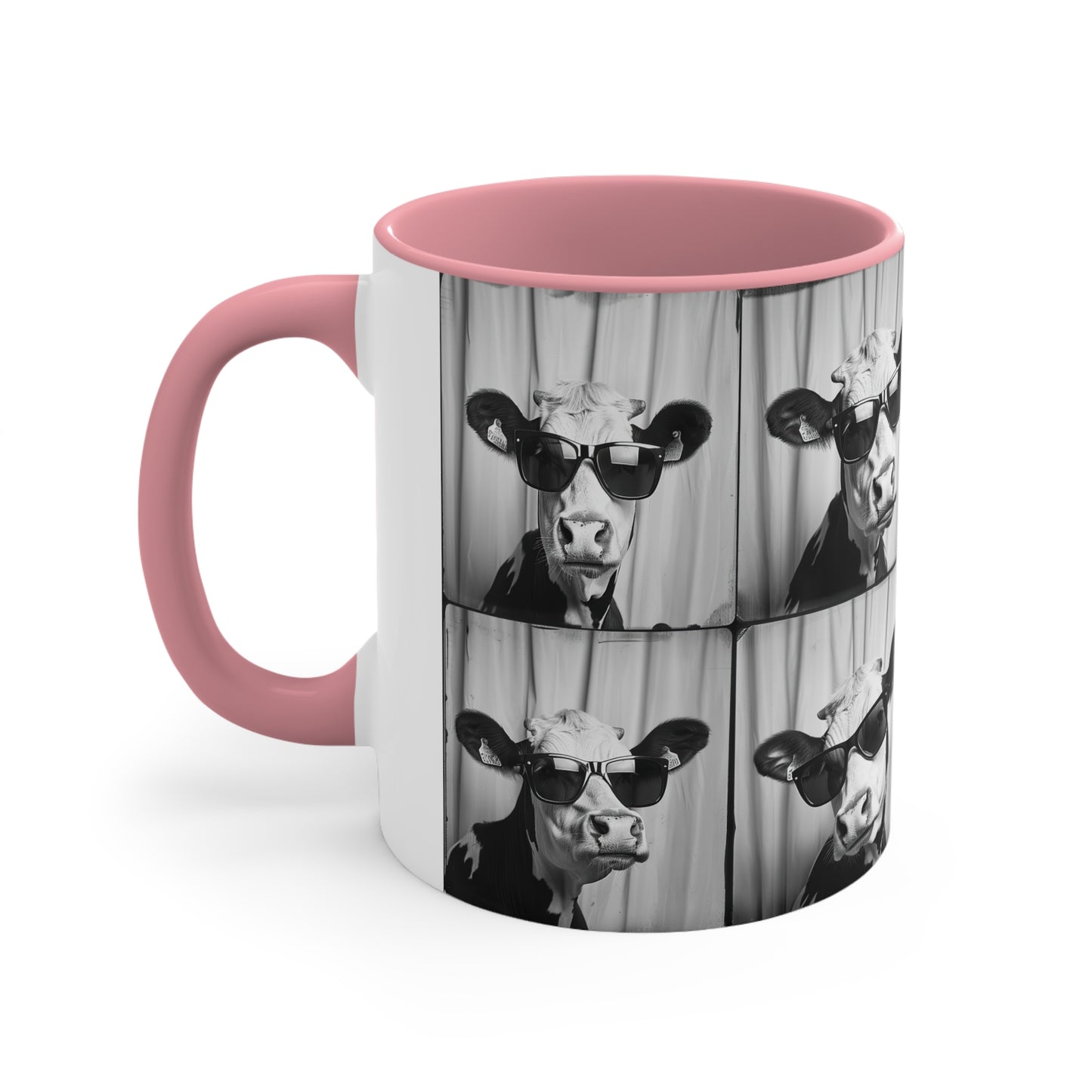 Cow Photo Booth Accent Coffee Mug, 11oz