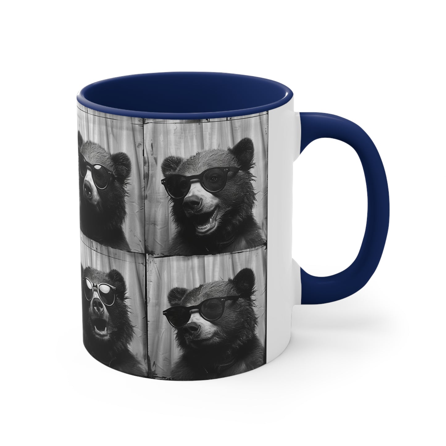 Bear Photo Booth Accent Coffee Mug, 11oz