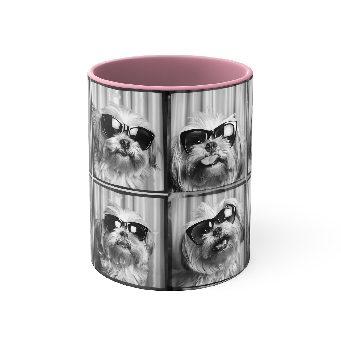 Shih Tzu Photo Booth Accent Coffee Mug, 11oz