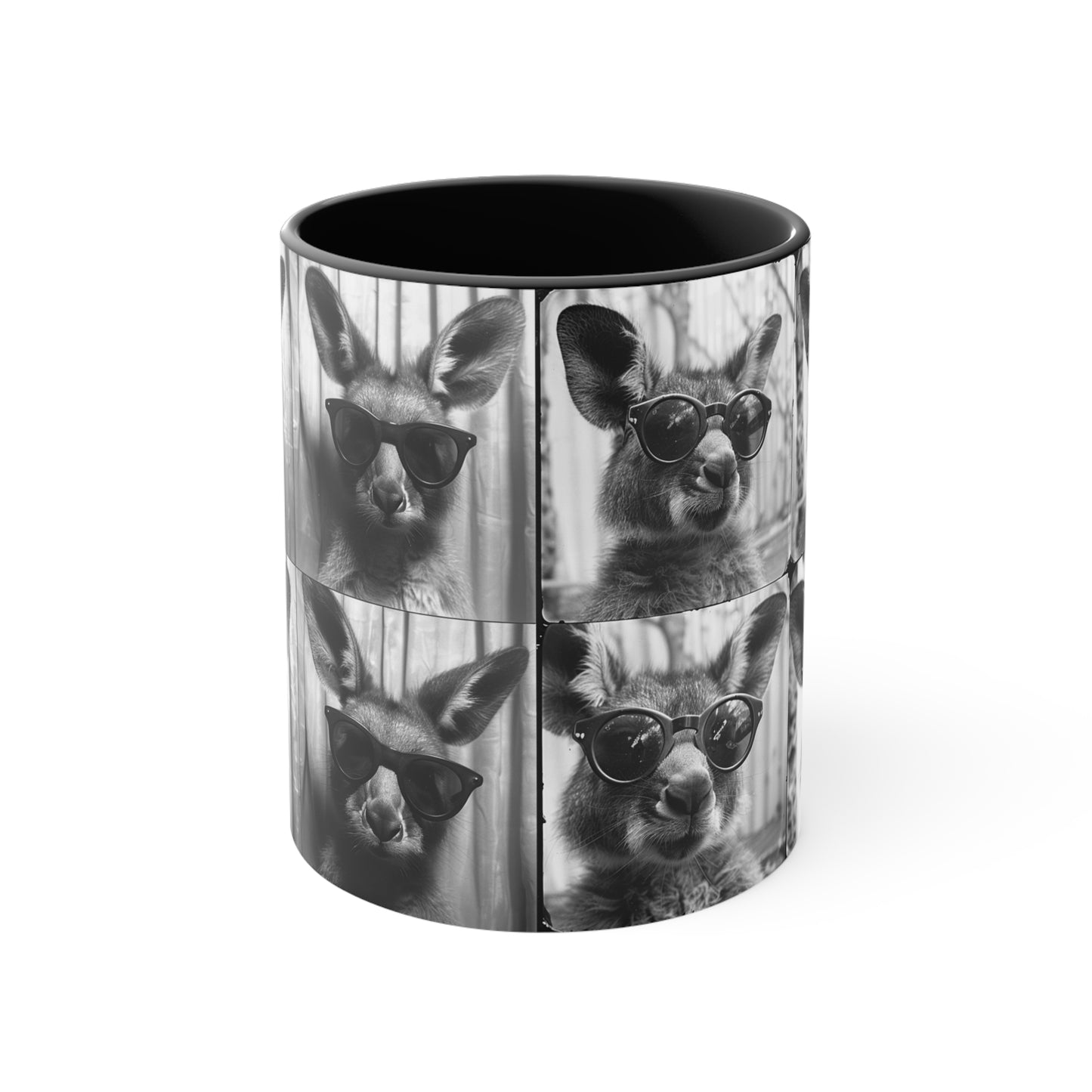 Kangroo Photo Booth Accent Coffee Mug, 11oz