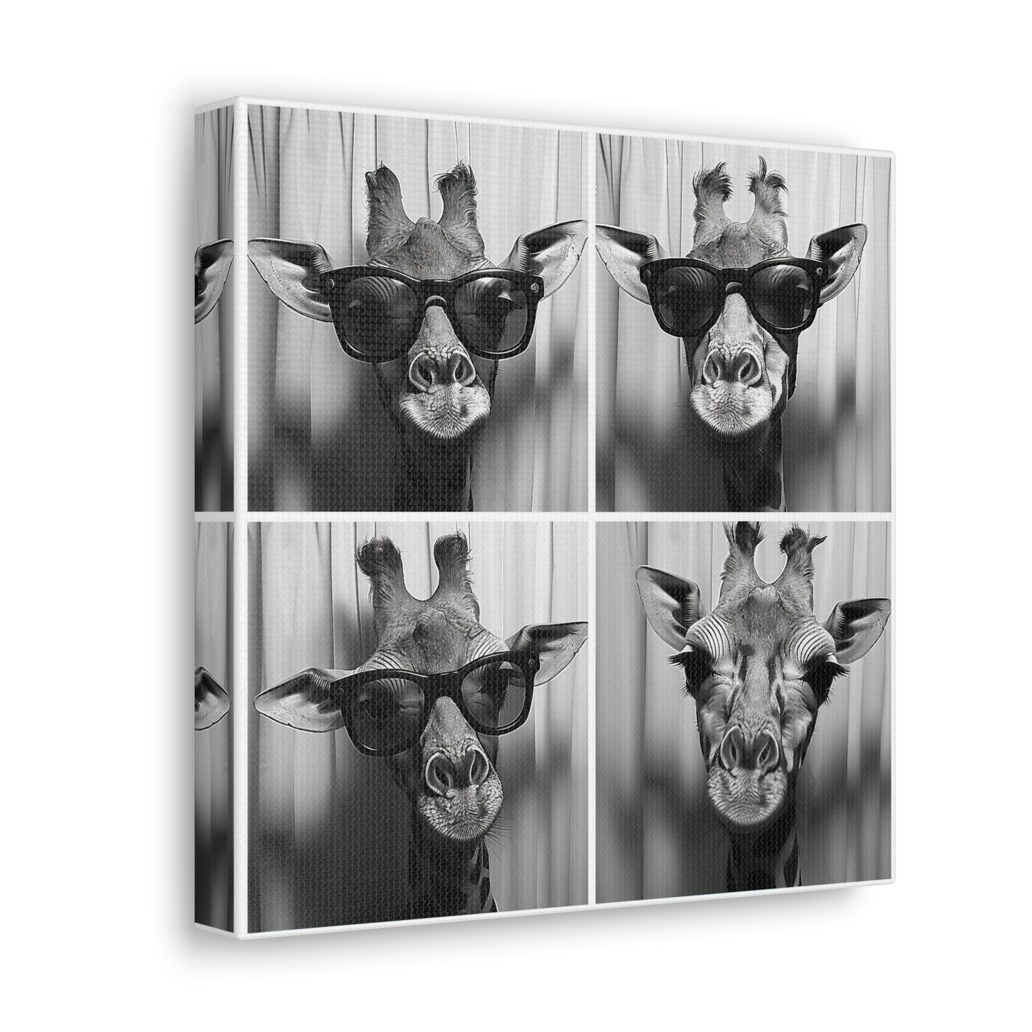 Giraffe Photo Booth Canvas