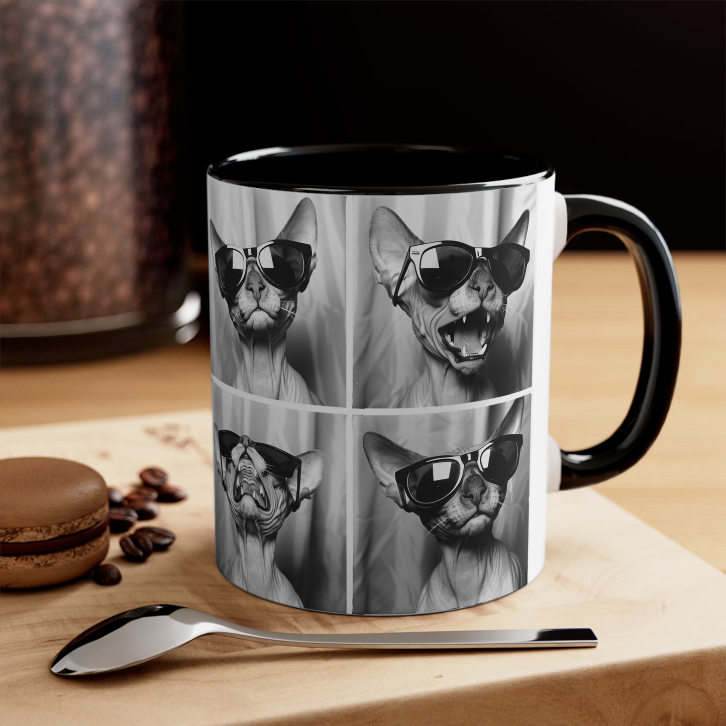 Sphynx Cat Accent Coffee Mug, 11oz