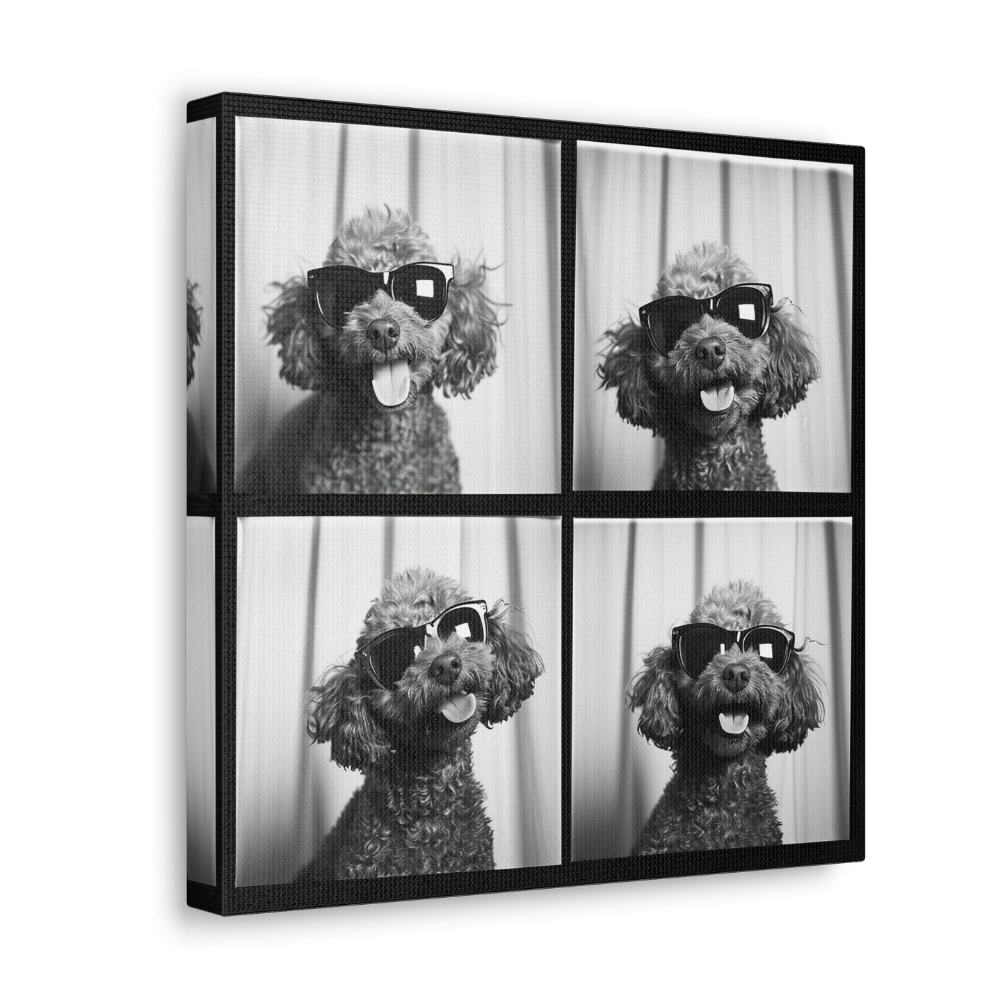 Poodle Photo Booth Canvas