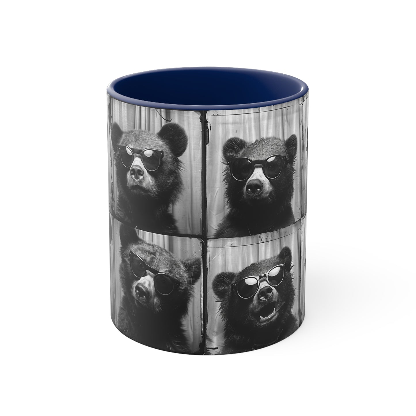 Bear Photo Booth Accent Coffee Mug, 11oz