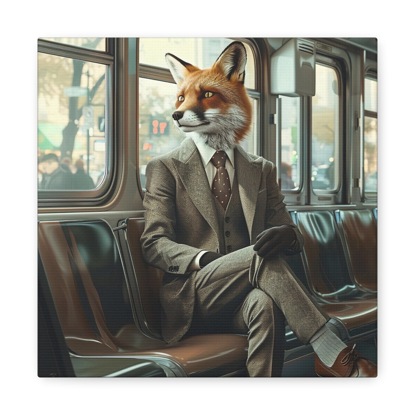 Fox Subway Canvas