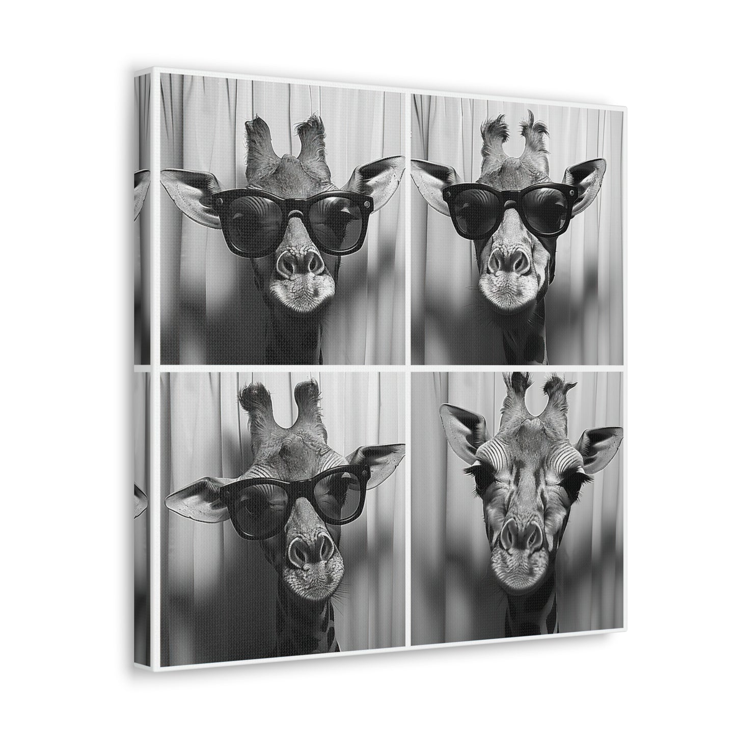 Giraffe Photo Booth Canvas