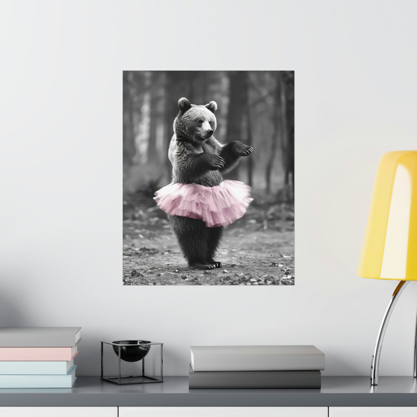 Bear Tutu, Bear Wall Art