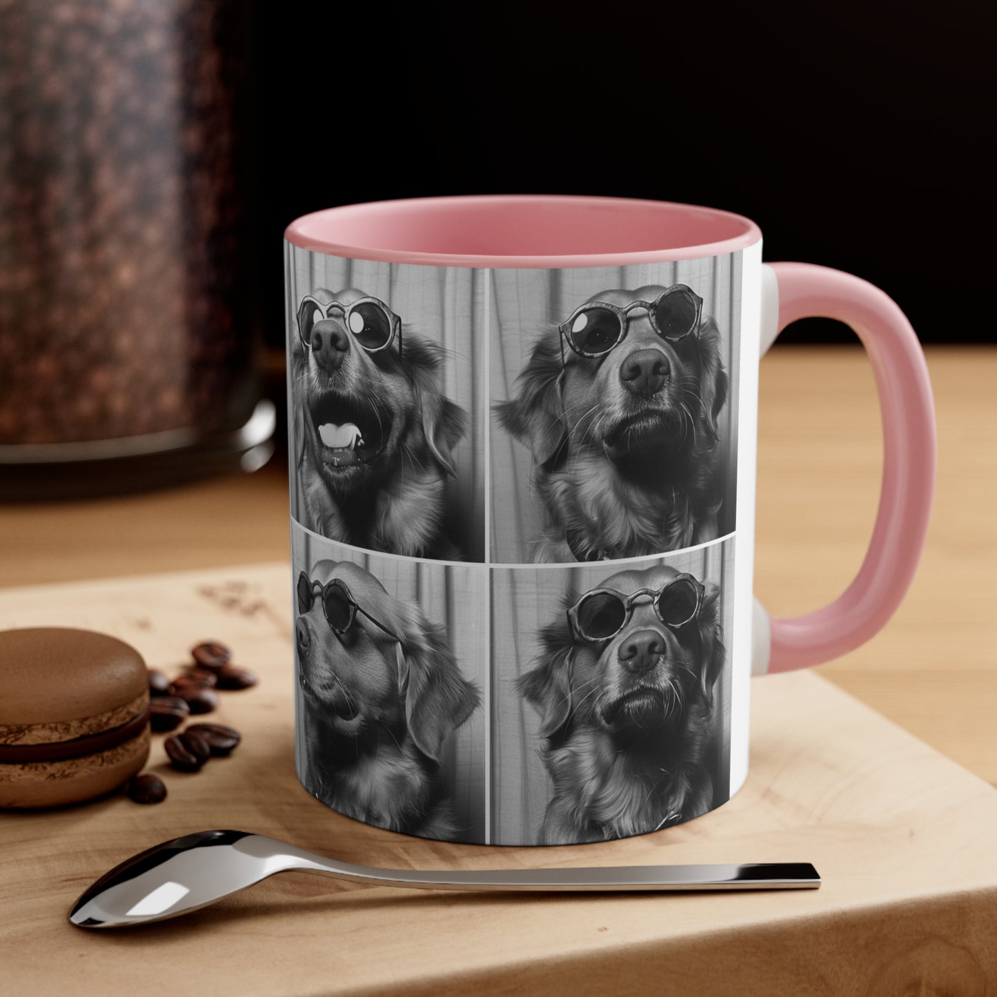 Golden Retriever Photo Booth Accent Coffee Mug, 11oz