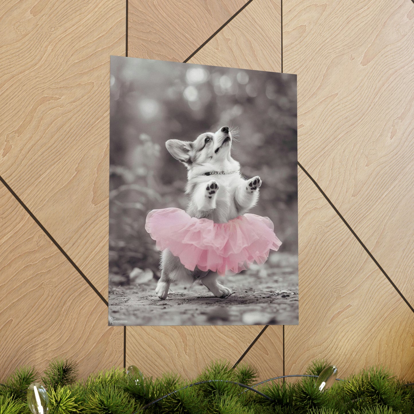 Corgi Tutu, Corgi Wall Art