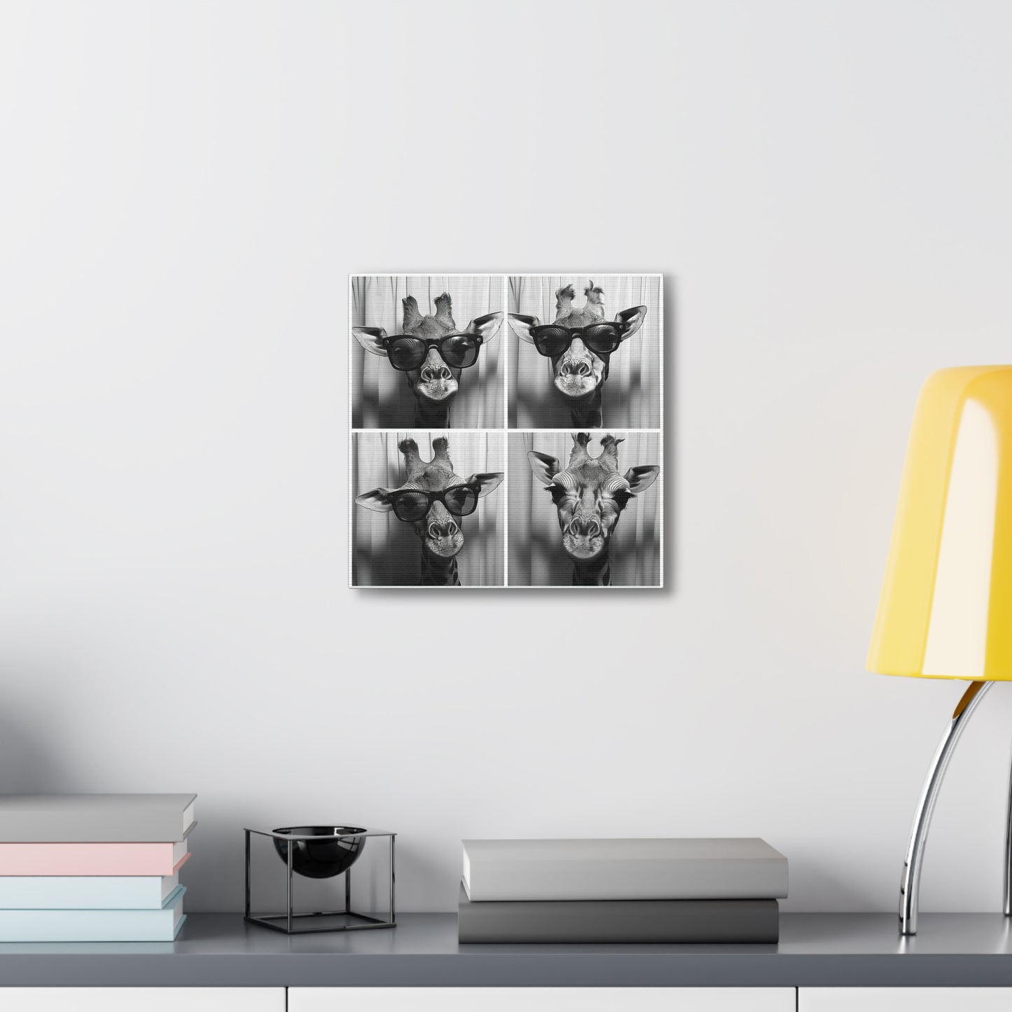 Giraffe Photo Booth Canvas
