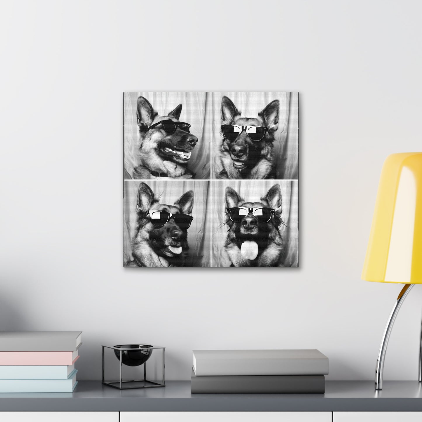 German Shephard Photo Booth Canvas
