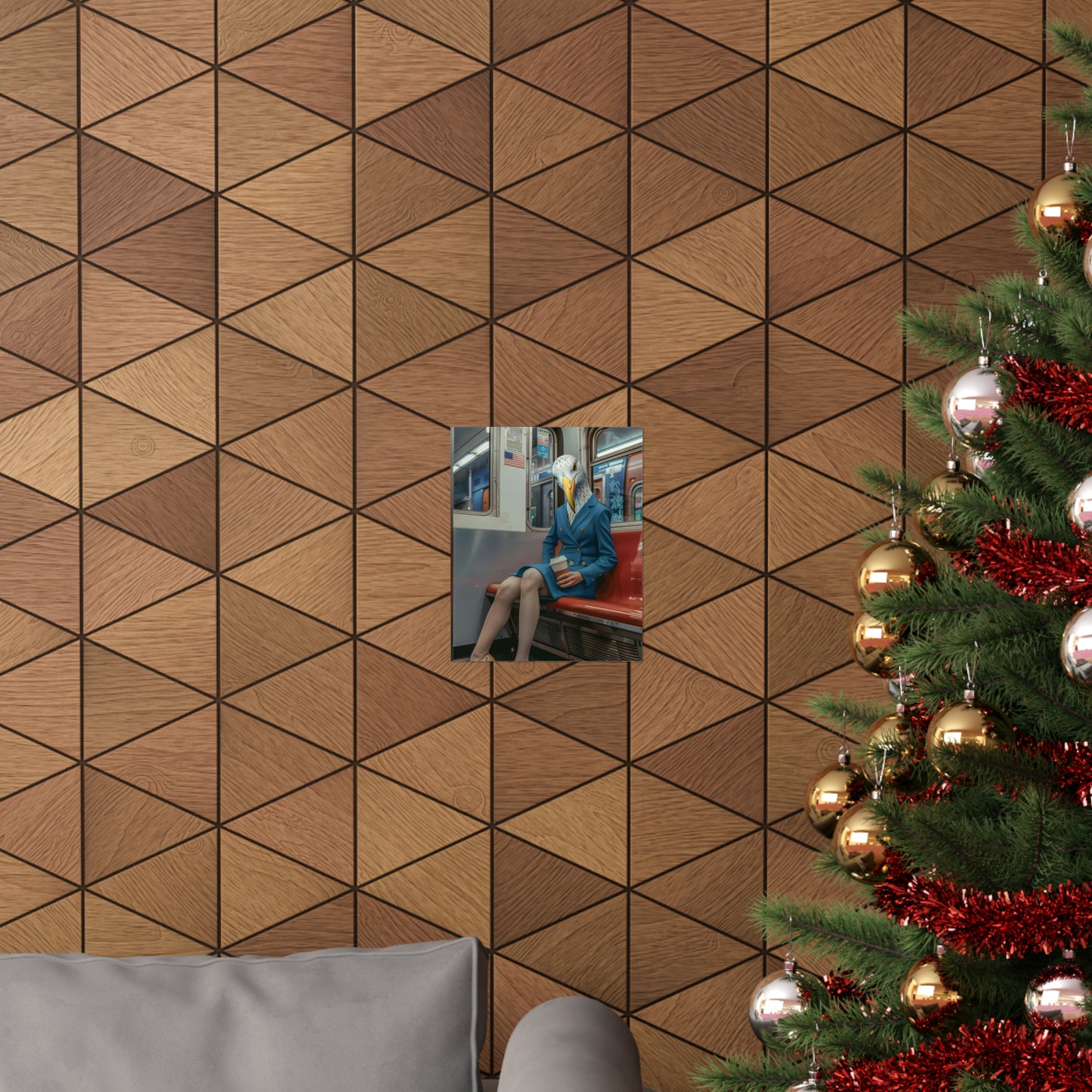 Seagull in NY Subway, Seagull Wall Art