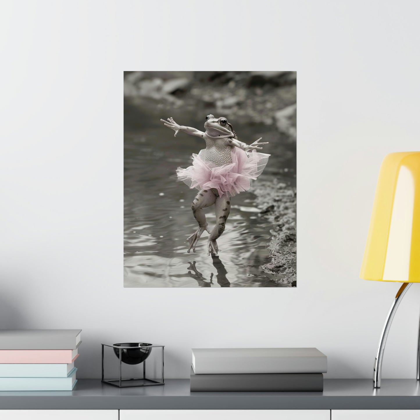 Frog Tutu, Frog Wall Art