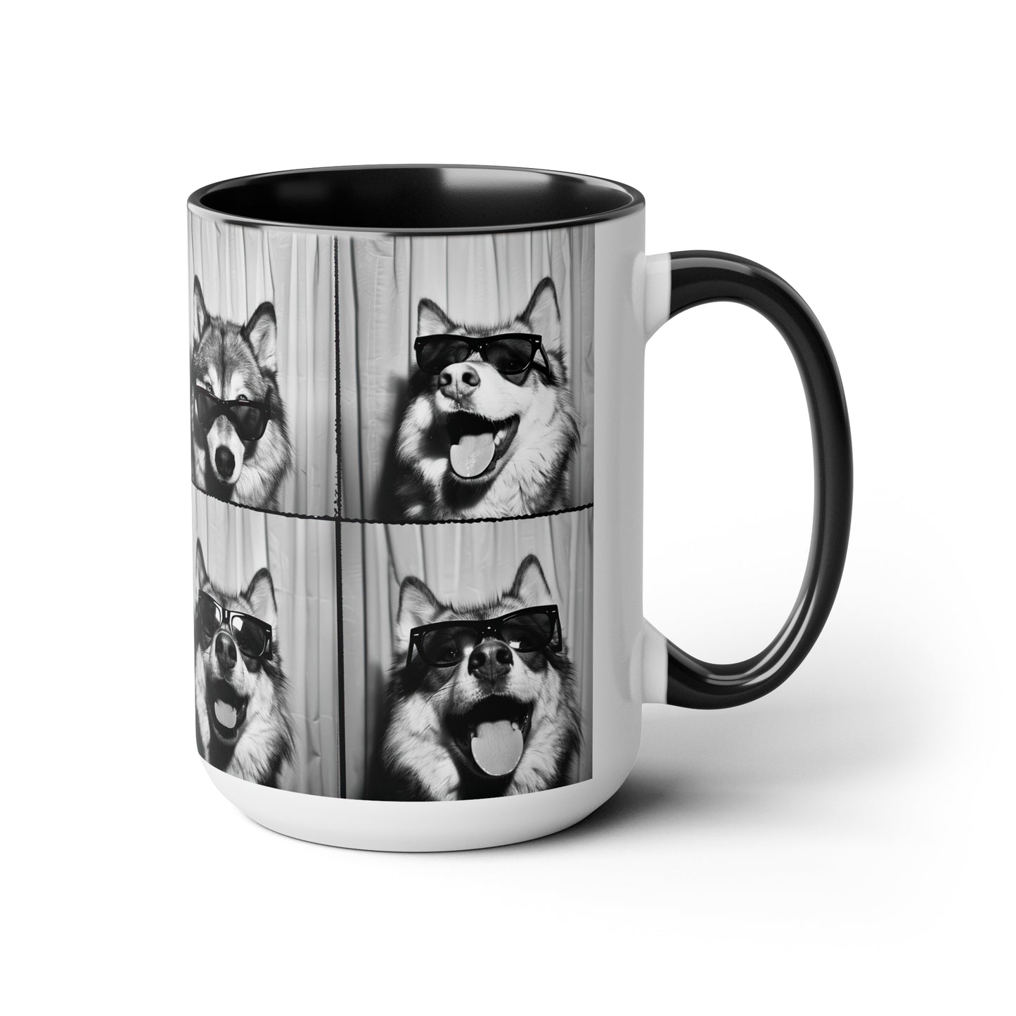 Wolf Photo Booth Accent Coffee Mug, 11oz