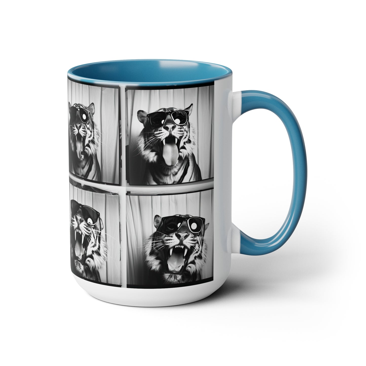 Tiger Photo Booth Accent Coffee Mug, 11oz