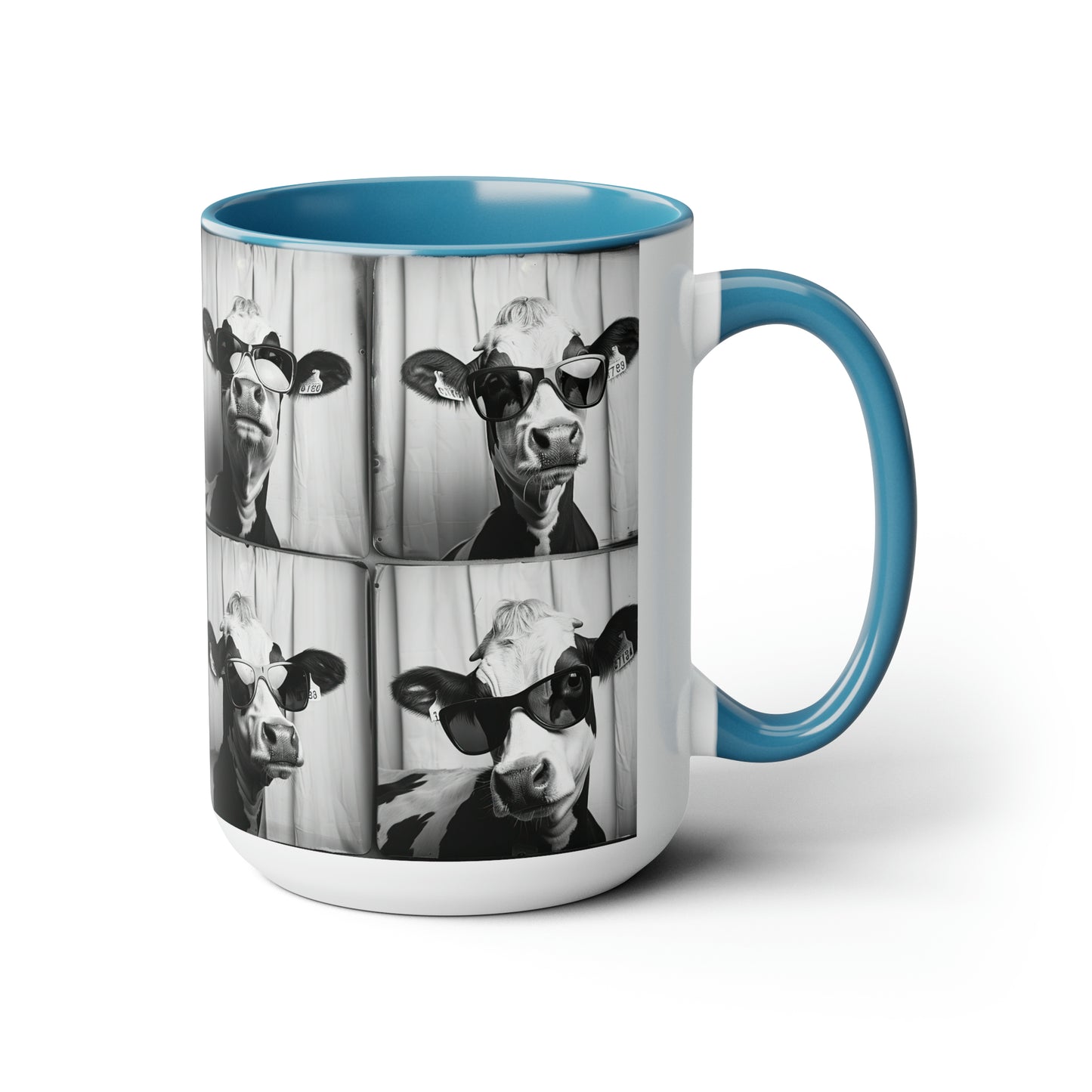 Cow Photo Booth Accent Coffee Mug, 11oz