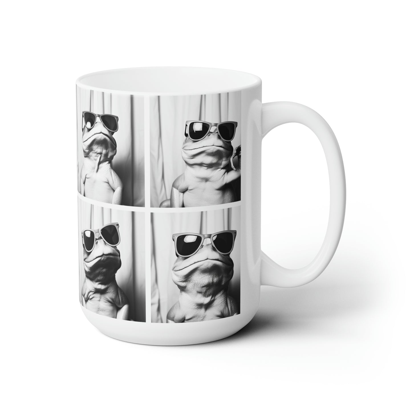 Frog Photo Booth Accent Coffee Mug, 11oz