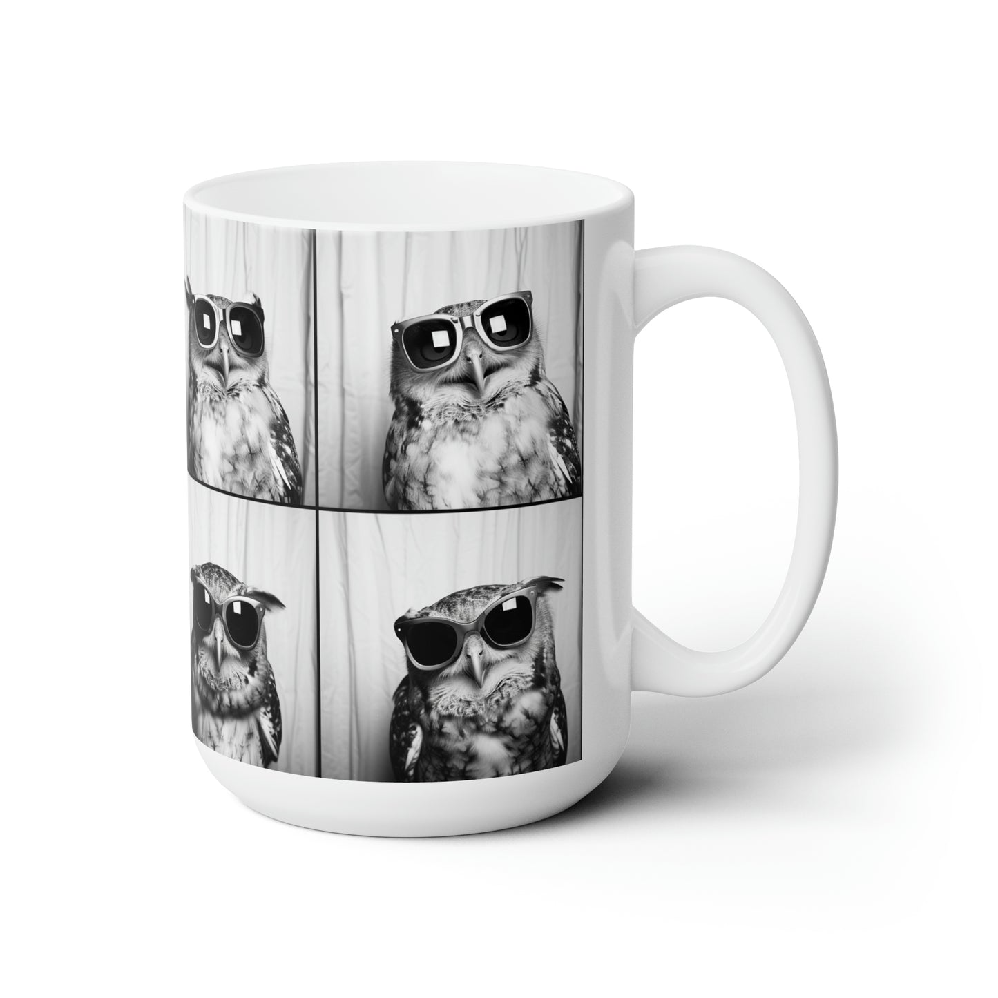 Owl Photo Booth Accent Coffee Mug, 11oz