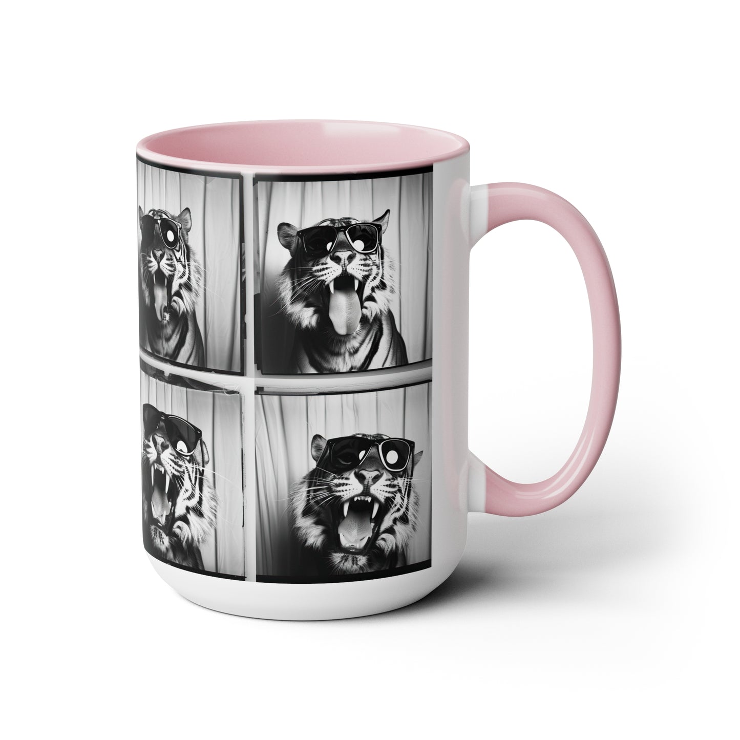 Tiger Photo Booth Accent Coffee Mug, 11oz