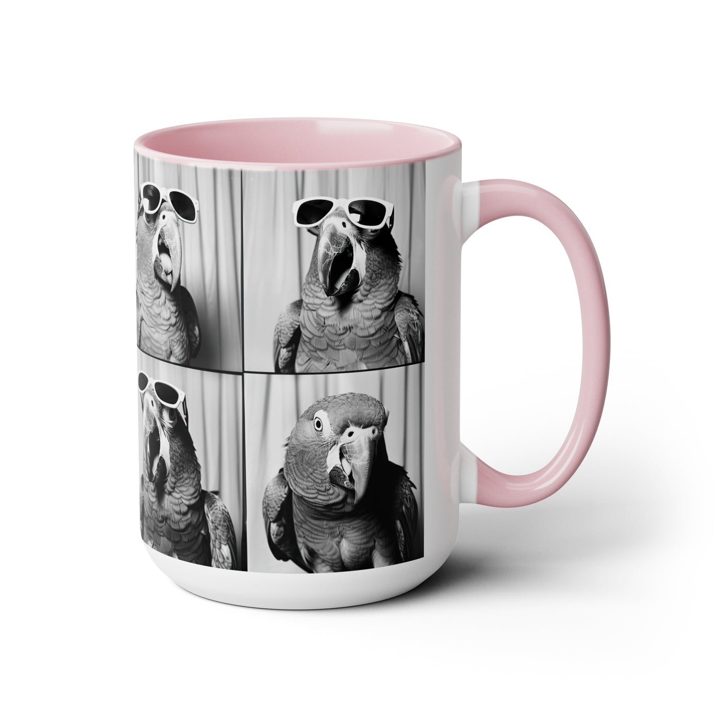 Parrot Photo Booth Accent Coffee Mug, 11oz