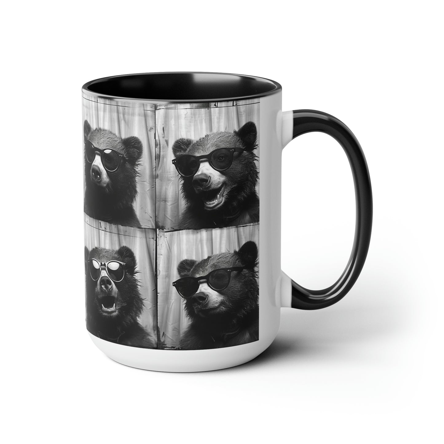 Bear Photo Booth Accent Coffee Mug, 11oz