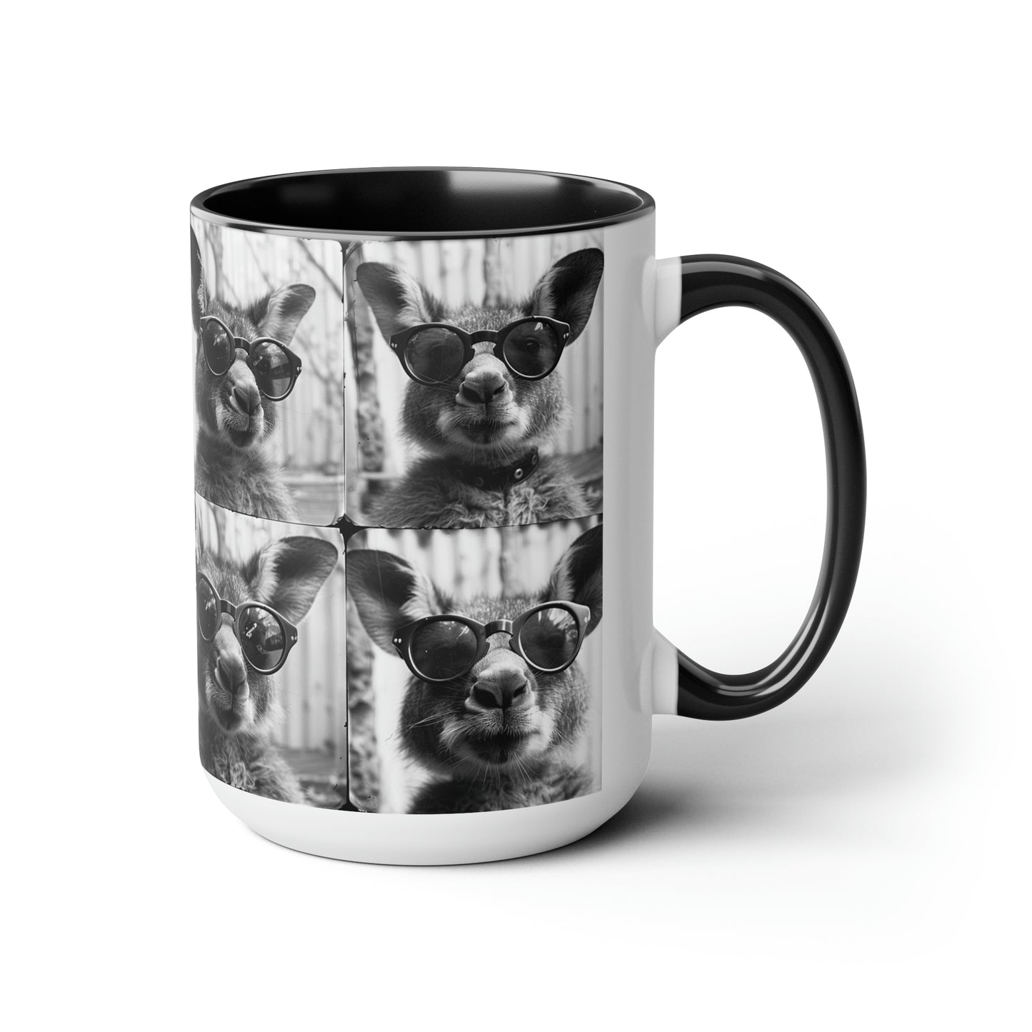 Kangroo Photo Booth Accent Coffee Mug, 11oz