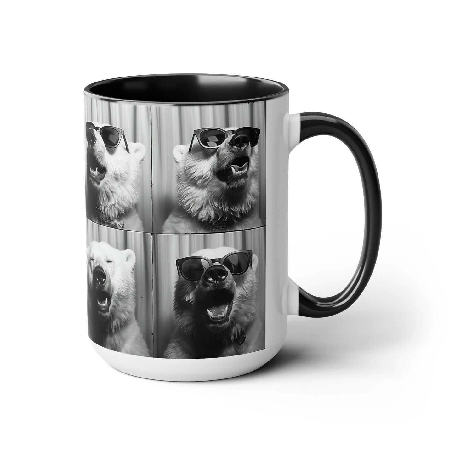 Polar Bear Photo Booth Accent Coffee Mug, 11oz