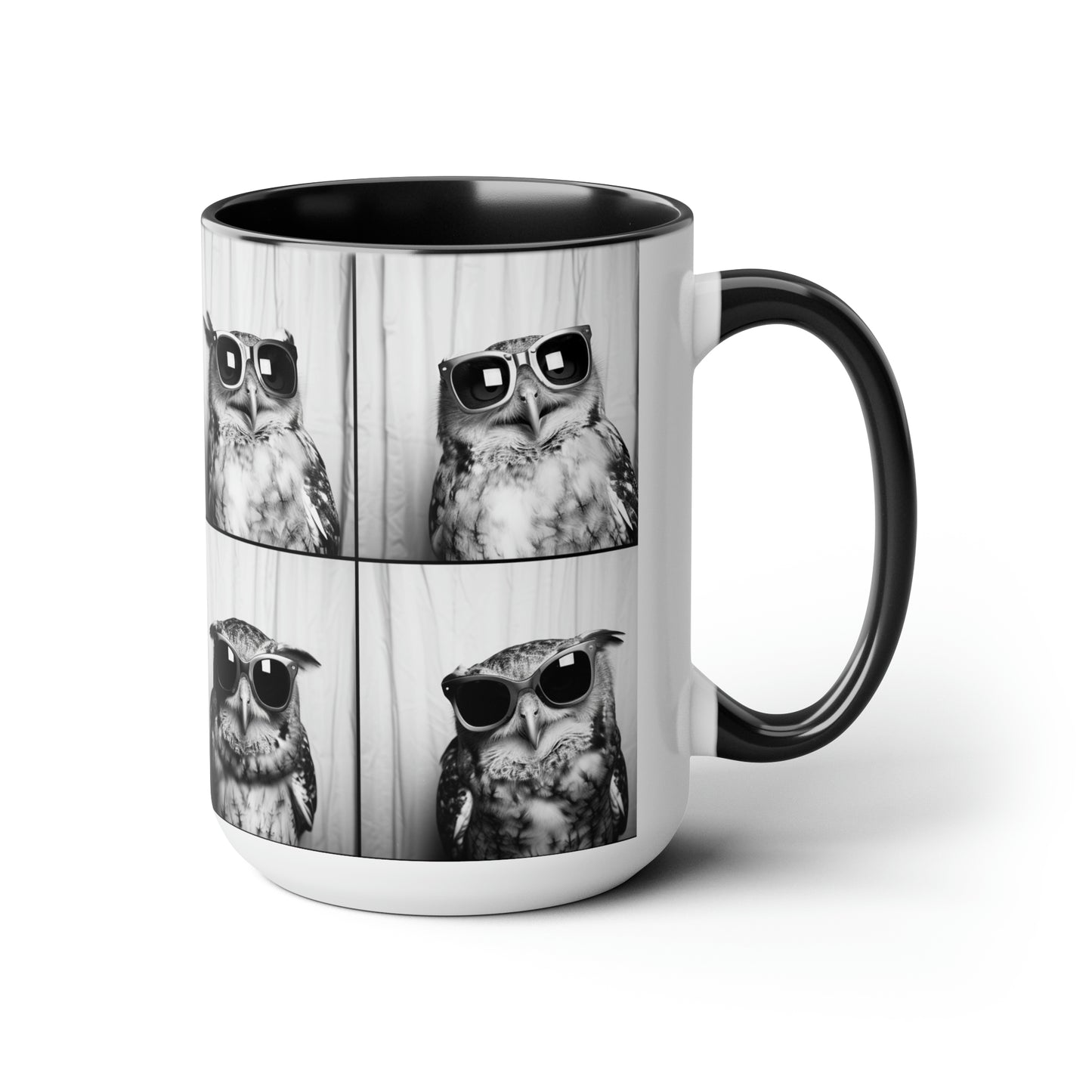 Owl Photo Booth Accent Coffee Mug, 11oz