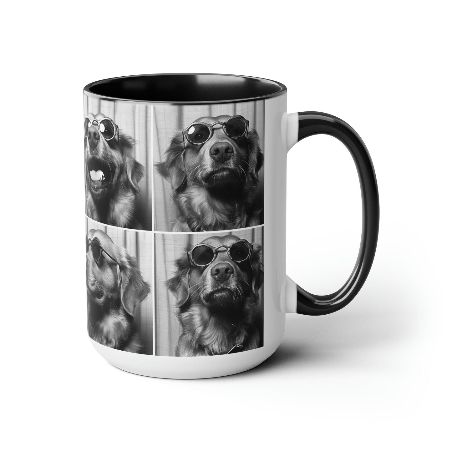 Golden Retriever Photo Booth Accent Coffee Mug, 11oz
