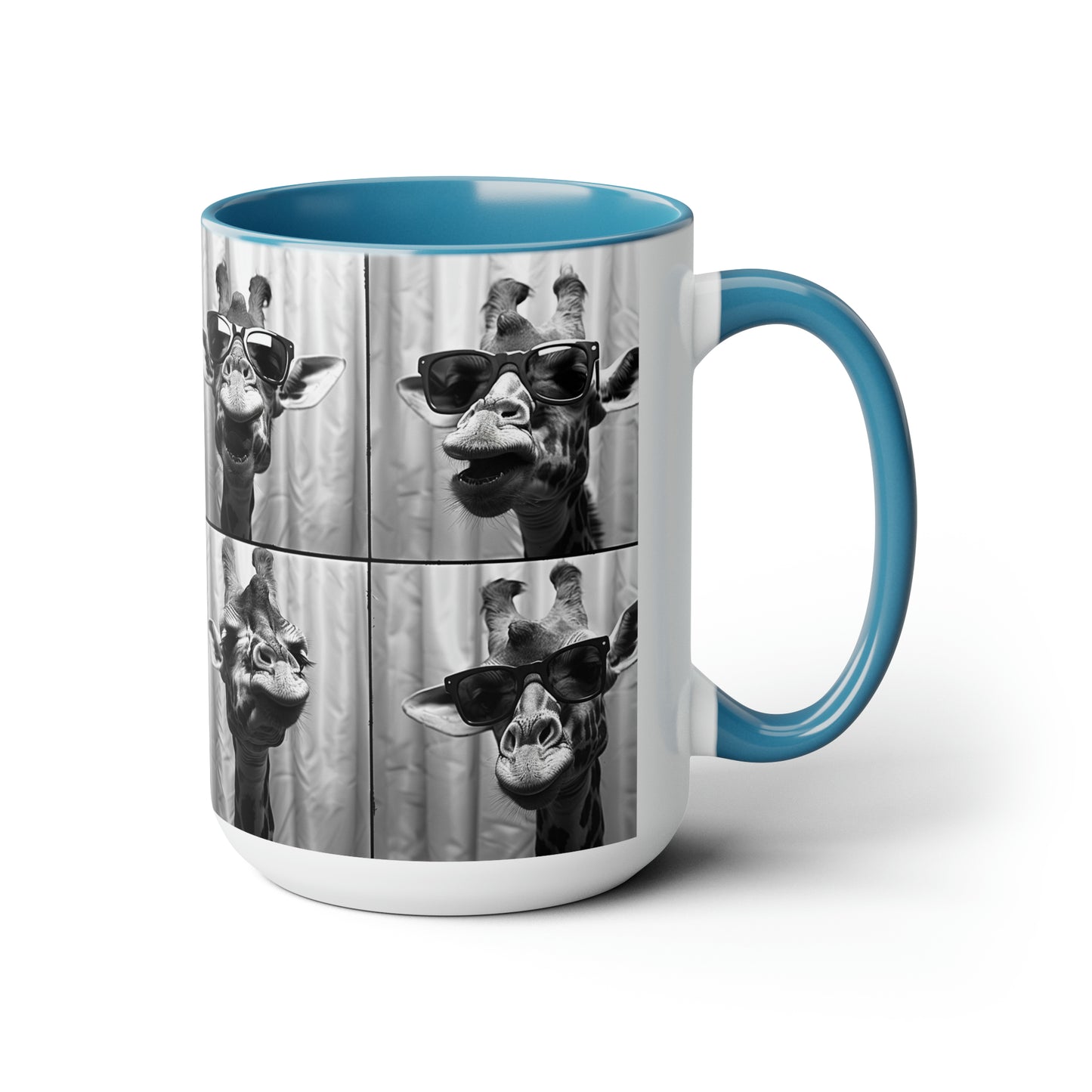 Giraffe Photo Booth Accent Coffee Mug, 11oz