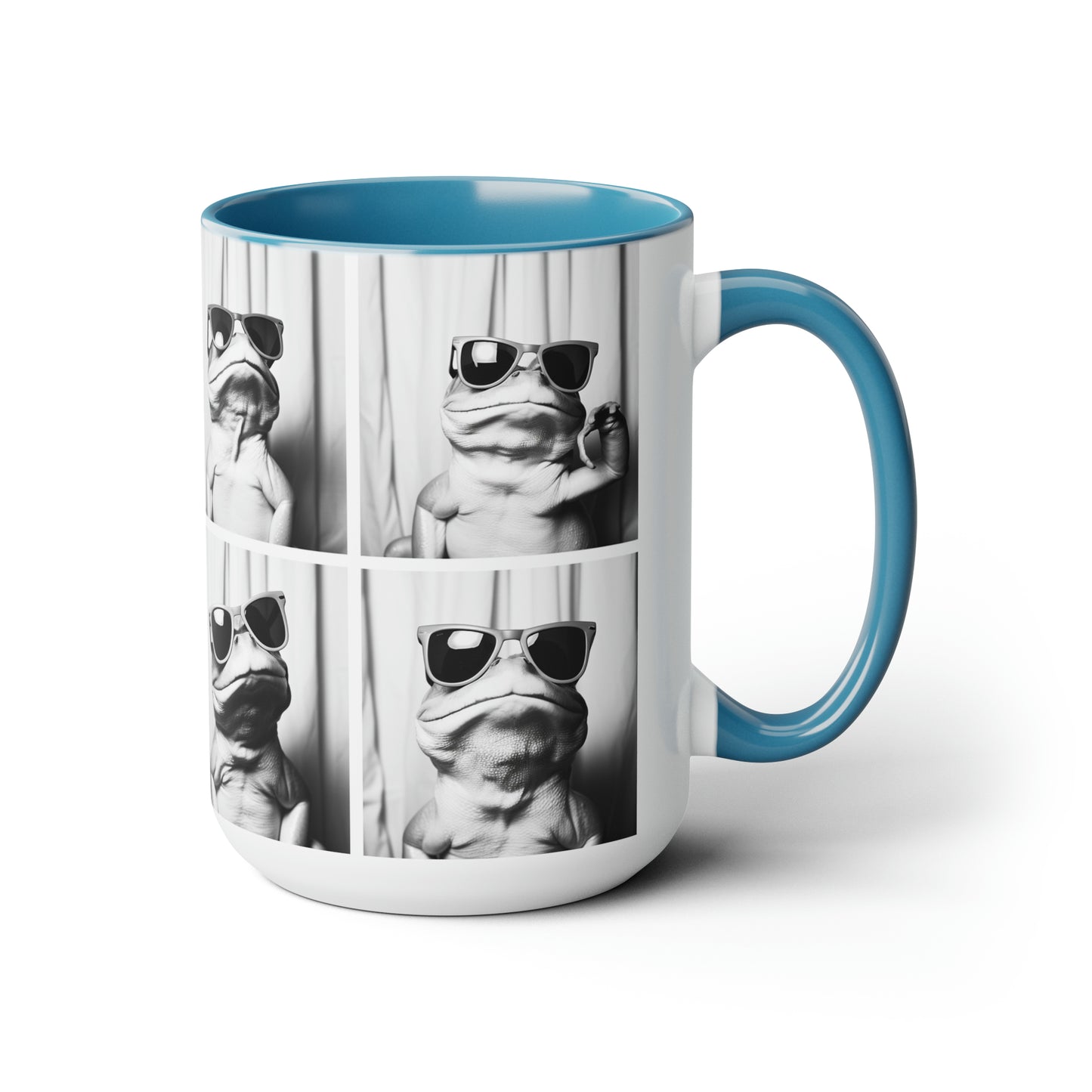 Frog Photo Booth Accent Coffee Mug, 11oz
