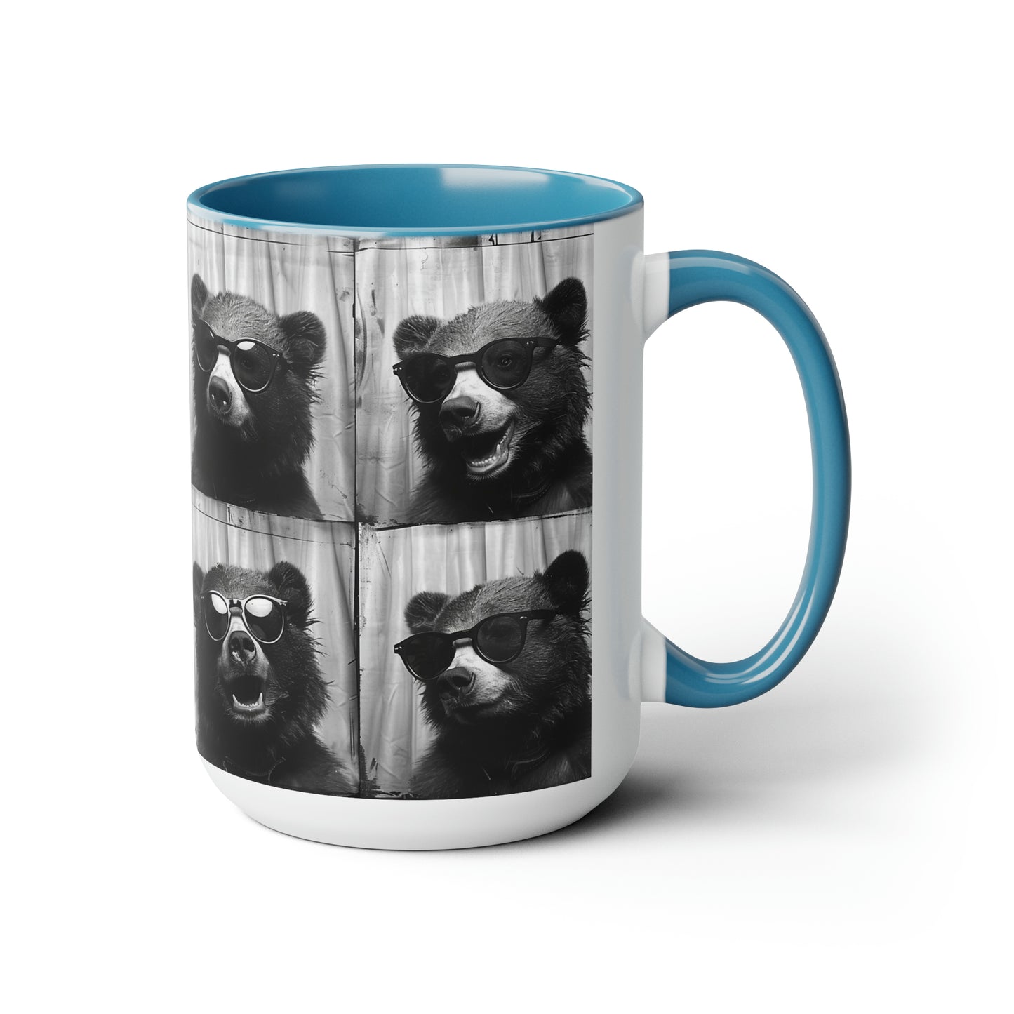 Bear Photo Booth Accent Coffee Mug, 11oz