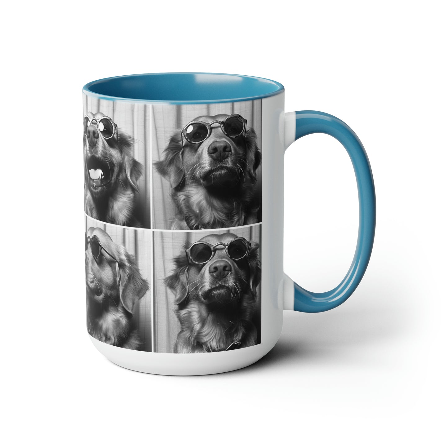 Golden Retriever Photo Booth Accent Coffee Mug, 11oz