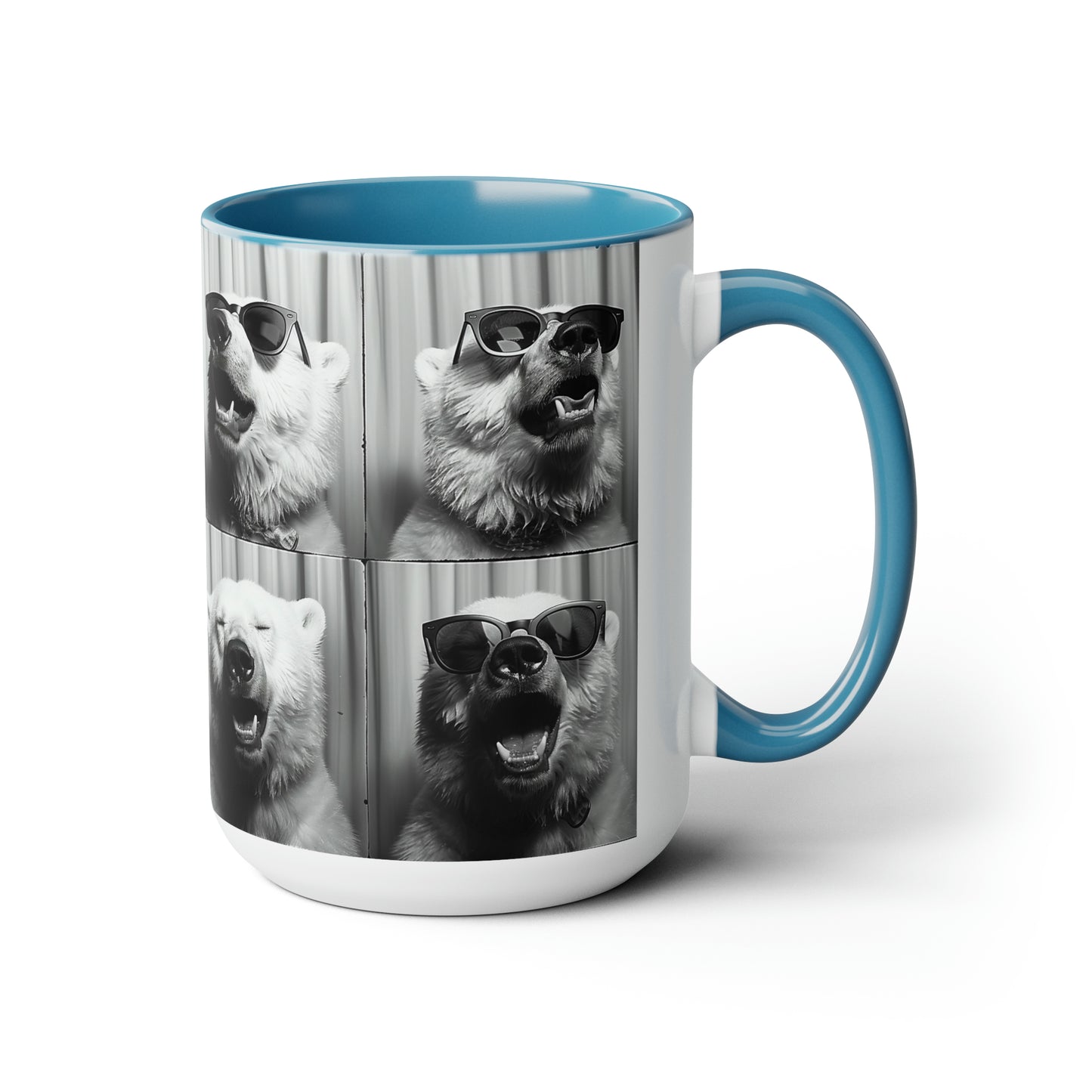 Polar Bear Photo Booth Accent Coffee Mug, 11oz