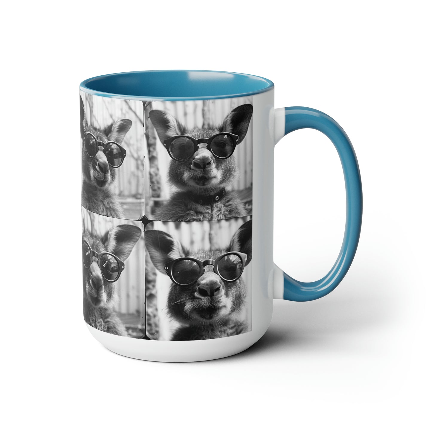 Kangroo Photo Booth Accent Coffee Mug, 11oz