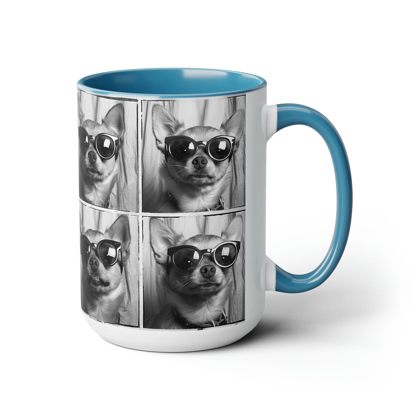 Chihuahua Photo Booth Accent Coffee Mug, 11oz