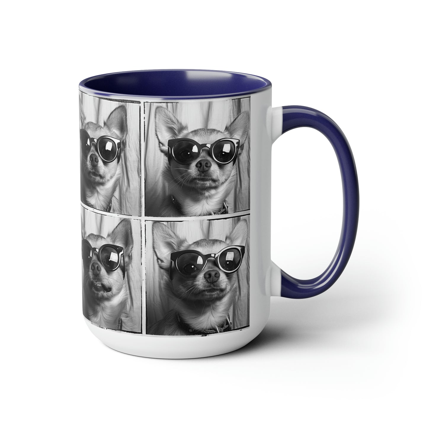 Chihuahua Photo Booth Accent Coffee Mug, 11oz