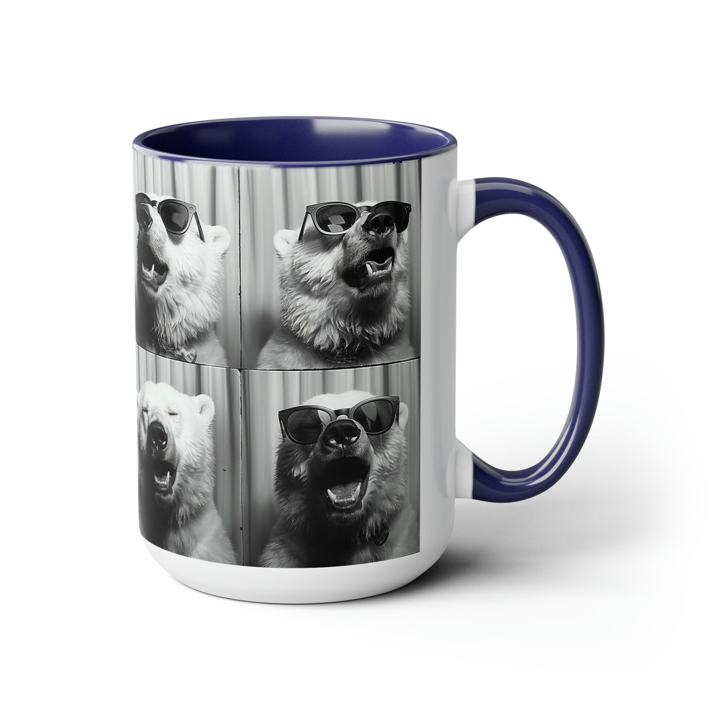Polar Bear Photo Booth Accent Coffee Mug, 11oz