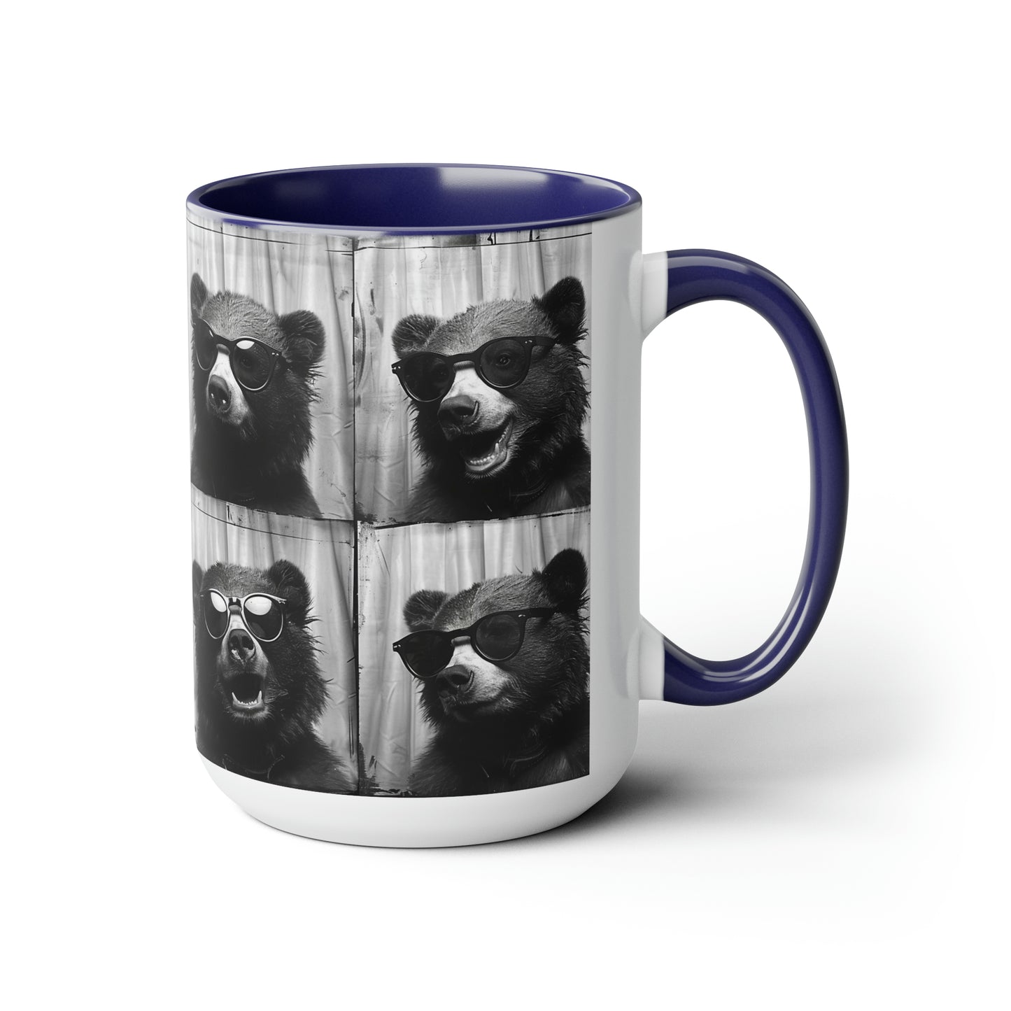 Bear Photo Booth Accent Coffee Mug, 11oz
