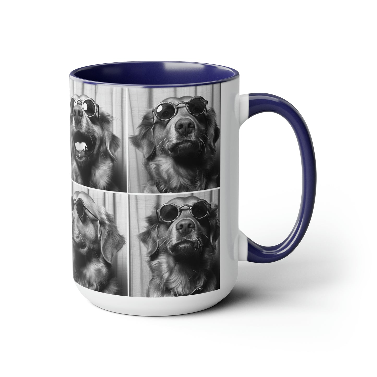 Golden Retriever Photo Booth Accent Coffee Mug, 11oz