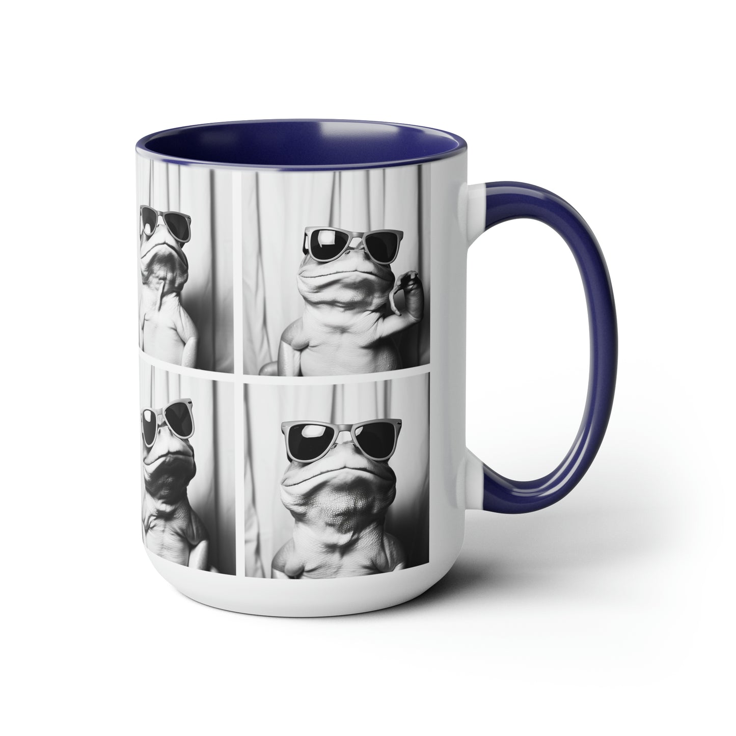Frog Photo Booth Accent Coffee Mug, 11oz