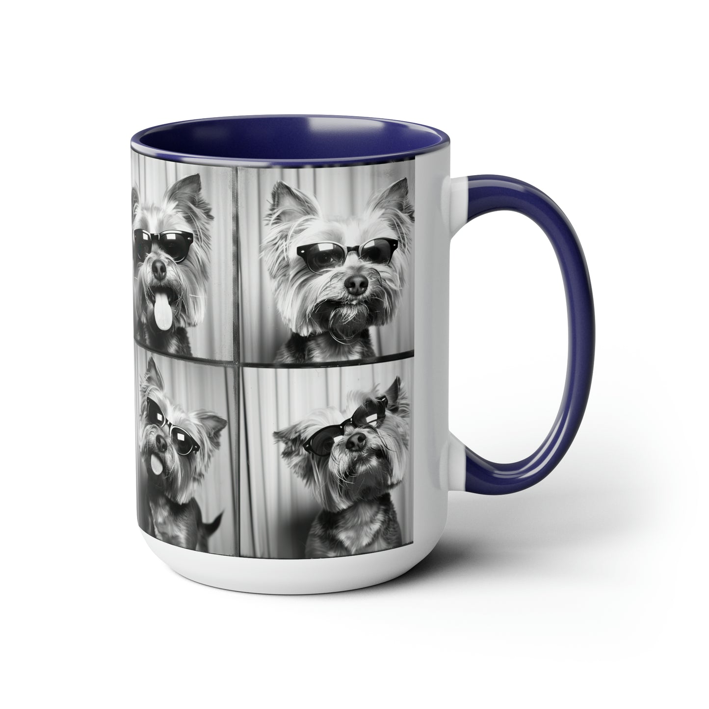 Yorkie Terrier  Photo Booth Accent Coffee Mug, 11oz