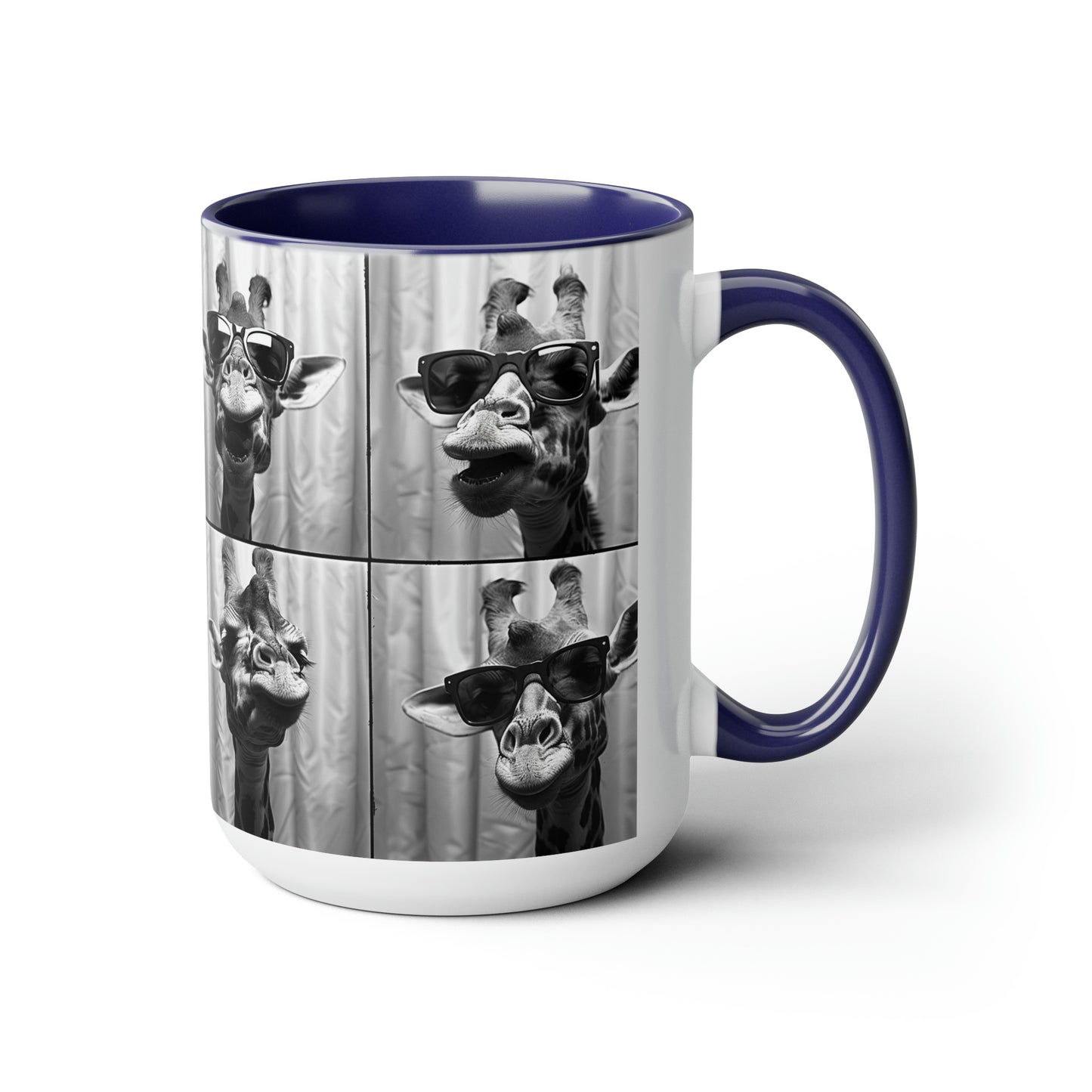 Giraffe Photo Booth Accent Coffee Mug, 11oz